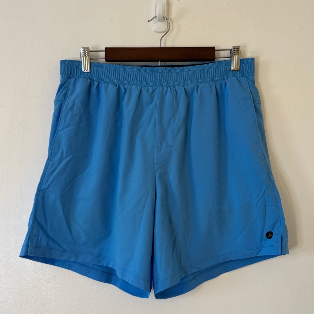 Prana Men's Peak To Pavement Lined Short In Clear Sky Size Large NWT